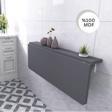 Kydonia Home 72X45 Cm Oval Köşeli Sabit Raflı Duvara Monte Kırma Katlanır Masa
