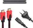 PS4 Slim Güç Kablosu ve Örgülü Hdmi Kablo Set Playstation 4 Aksesuar