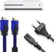 Xbox One S Güç Kablosu Hdmi Örgülü Kablo Set Xbox Aksesuar