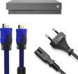 Xbox One X Güç Kablosu Hdmi Örgülü Kablo Set Xbox Aksesuar