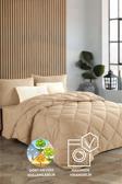 Bej Soft Slikon Yorgan Tek Kişilik 155*215