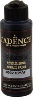 Cadence Premium Akrilik Boya 120 ml, Siyah