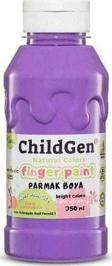Childgen Süper Yıkanabilir Parmak Boyası 350 ml Şişe Mor