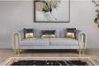 Perla Sofa Vales Yataklı Üçlü Koltuk Açık Gri