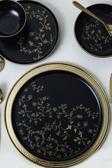 Keramika Gold Desenli Yemek Takımı 6 Kişilik 24 Parça