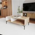 Alonex Tarz Orta Sehpa Beyaz-Sepet 8012