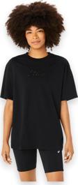 Asics 2032C843 Logo Tee Siyah Kadın T-Shirt L