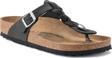 Birkenstock Gizeh Leoi Braided Parmakarası Siyah Kadın Terlik 39