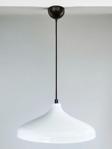Full Reyon Modern Metal Sarkıt, Salon, Hol, Mutfak Avizesi, Beyaz Renk Metal Avize, 36 Cm Çapında Metal Avize