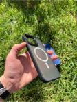 İphone 15 Pro Max MagSafe Uyumlu Mat Krom Telefon Kılıfı