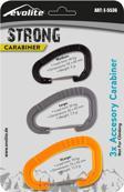 Evolite Strong 3'Lü Karabina Seti - Turuncu/Gri/Siyah