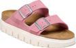 Birkenstock Arizona Chunky Vl Pembe-Beyaz Kadın Terlik