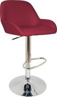 Bürocci Texas Bar Taburesi - Bordo Deri - 9506s0102