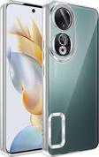 Huawei Honor 90 Kılıf Kamera Korumalı Logo Gösteren Silikon Telefon Kılıfı
