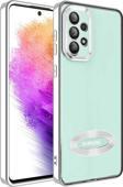 Samsung Galaxy A13 4G Kılıf Kamera Korumalı Logo Gösteren Zore Omega Kapak