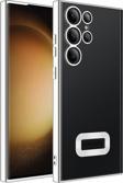 Samsung Galaxy S23 Ultra Kılıf Kamera Korumalı Logo Gösteren Zore Omega Kapak