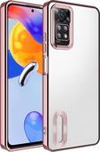 Xiaomi Redmi Note 12 Pro 4G Kılıf Kamera Korumalı Logo Gösteren Zore Omega Kapak