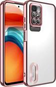 Xiaomi Redmi 10 Kılıf Kamera Korumalı Logo Gösteren Zore Omega Kapak