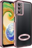Samsung Galaxy A04S Kılıf Kamera Korumalı Logo Gösteren Zore Omega Kapak