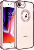 Apple iPhone 7 Kılıf Kamera Korumalı Logo Gösteren Zore Omega Kapak