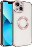 Apple iPhone 13 Kılıf Kamera Korumalı Logo Gösteren Zore Omega Kapak
