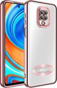 Xiaomi Redmi Note 9 Pro Kılıf Kamera Korumalı Logo Gösteren Zore Omega Kapak