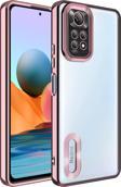 Xiaomi Redmi Note 11 Global Kılıf Kamera Korumalı Logo Gösteren Zore Omega Kapak