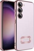 Samsung Galaxy S23 Kılıf Kamera Korumalı Logo Gösteren Zore Omega Kapak