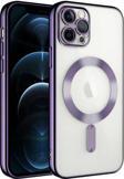 Apple iPhone 11 Pro Max Kılıf Kamera Korumalı Magsafe Wireless Şarj Özellikli Zore Demre Kapak