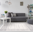 Dekoreko Kaymaz Taban Djt Salon Halısı Yıldız Deri Modern M5076