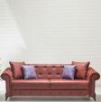 Modalife Valentino Üçlü Kanepe Yataklı/Sandıklı - Bordo