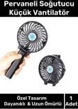 Cep Boyu Usb Şarjlı 3 Kademeli Sessiz Taşınabilir Mini Fan Pervaneli Soğutucu Küçük Vantilatör