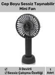 Özel Üretim Usb Şarjlı 3 Kademeli Sessiz Taşınabilir Mini Fan Pervaneli Soğutucu Küçük Vantilatör