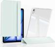 Apple ipad Air 13 2024 M2 Kılıf Magnetik Ayrılabilen Arkası Şeffaf Silikon Mıknatıslı Airbagli Sliding Tablet Kılıfı