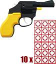 Pat Pat Mantar Tabancası 10 Paket Kapsül 1440 Adet Mantar Sarı