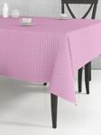 Tuable Pöti Kareli Masa Örtüsü Pembe 170X170Cm