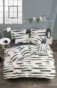 Tabu Home Fırça Çarşafı Lastikli Çift Kişilik Nevresim Takımı