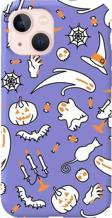 iPhone 13 Lila Renkli Silikon Telefon Kılıfı - It's Halloween
