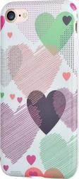 Devia Iphone 7, Iphone 8 Için Renkli Kalpler Tpu Silikon Kılıf