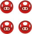 WOTOBE Ps5/Ps4/Ps3/Xbox One/One X/One S/Series X/Series S 3D Mario Analog Koruyucu