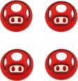 WOTOBE Nintendo Switch/Switch Lite/Switch Oled 3D Tasarım Analog Koruyucu Silikon Pad-Mario Seri