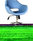 bluetick Home Office Çalışma Koltuğu Suni Deri Metal Ayaklı Ofis Çalışma Sandalyesi Tr1000