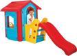 Pilsan Kaydıraklı Mutlu Ev - Kaydıraklı Oyun Evi - Mavi - 06 432