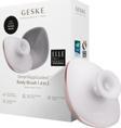 Geske Metal Detaylı Yumuşak Silikonlu Vücut Temizleme Fırçası | Body Brush