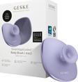 Geske Metal Detaylı Yumuşak Silikonlu Vücut Temizleme Fırçası | Body Brush