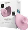 Geske Metal Detaylı Yumuşak Silikonlu Vücut Temizleme Fırçası | Body Brush