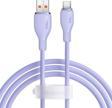 Baseus Pudding Hızlı Şarj Özellikli USB Type-C 100W Kablo 1.2m. Mor