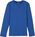 Saks Basic Unisex Çocuk Sıfır Yaka Uzun Kollu Tişört