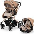 Pierre Cardin Legend Travel Sistem Bebek Arabası Kahve
