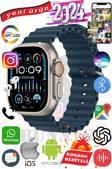 General Mobile GM 22 Uyumlu Akıllı Saat ULTRA MAX 2024 Kordon Hediyeli Amoled Ekran